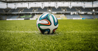 Football in Stadium