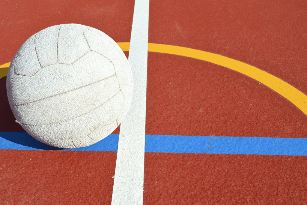 Netball Ball on Court