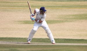 Menlopark opening batsman Steve Stolk.