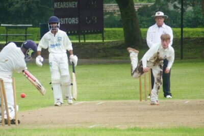 Success with the ball and, ultimately, success for St Alban's against St John's (Harare).