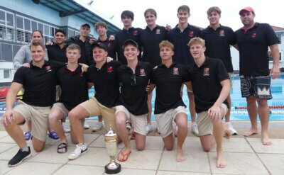 Happy days with the Clifton 1st team of 2023 after they clinched the KZN Top 10 title. Oliver Ditz is front and centre, easily identifiable by his wide smile.