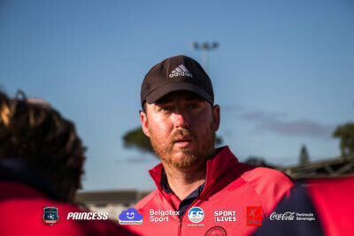 Somerset College head coach, Mick Ouwerkerk at the Belgotex Sport Easter Hockey Tournament. His side will face Paarl Gimnasium in the quarter-finals. Photo: Belgotex Sport Easter Hockey Tournament. 
