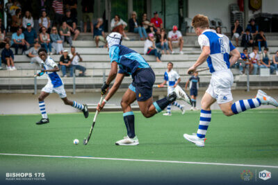 Joshua Mettler on the charge for his side during the Bishops 175 Hockey Festival. Photo: Karli Coetzee (Bishops Diocesan College
