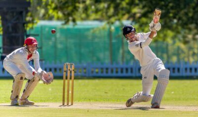 Opening batsman Ben Hockly led Hilton to victory with a century on the Roy Gathorne Oval. Photo: Justin Waldman Sports Photography.