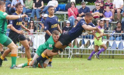 DHS went over for six tries against Rustenburg, all converted, to score a big win on day two of the Kearsney Easter Rugby Festival.