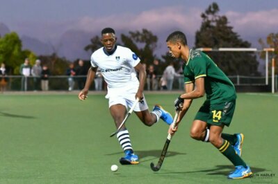 Fairmont against SACS during the first week of hockey action in the Western Cape. Both sides are back in action this week against Westerford, and Parel Vallei respectively. Photo: Colin Hadley