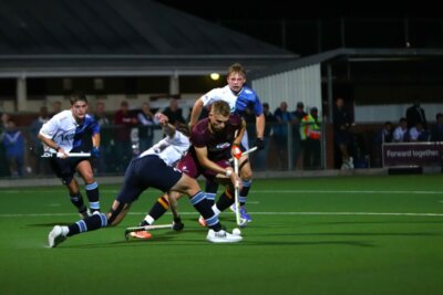 Paul Roos captain, Reuben Sendzul on the charge for his side in their clash against Paarl Boys High on 19 April 2024 in Stellenbosch. Photo: Dian Lategan (Paul Roos)