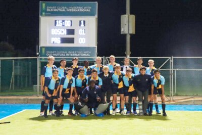 The Rondebosch first team after recording a famous 1-0 win over Paul Roos. Photo: Tshiamo Chaba