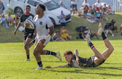 St Charles's offensive approach saw them put up 50 points on Clifton. Photo: Justin Waldman Sports Photography.