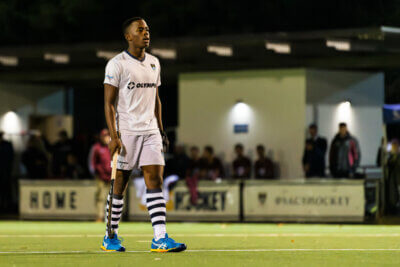 Kraai steps up to take a penalty stroke for his team in their clash vs PRG at the Brewery Astroturf on 10 May 2024. Photo credits: Ray Chaplin