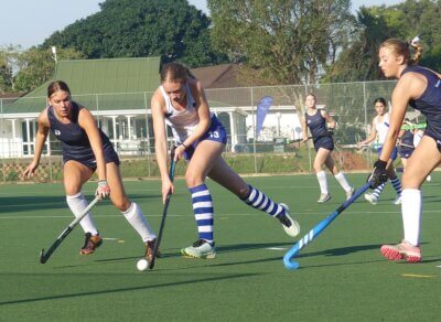 Although they were forced onto the backfoot throughout, Curro Hillcrest did well to restrict St Mary's DSG to only one goal after half-time.