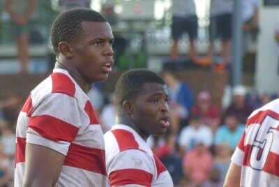 Michaelhouse 1st XV captain Carlyle Hawkins, after a 24-23 win on Saturday, has won in successive years on Gilfillan Field.