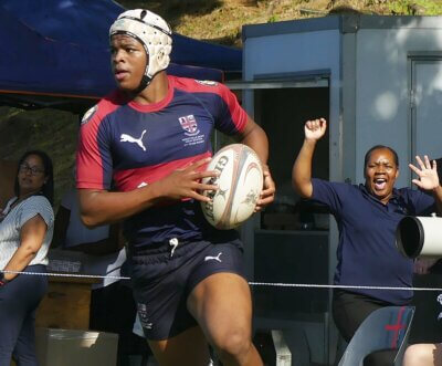 Westville fullback Zekhethelo Siyiya crossed for two superb tries in his side's 14-point win over Hilton College.