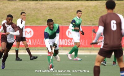 KZN Inland A took on Border A on the second day of the u16 SASHOC National Week in Bloemfontein. Photo Credits: TeamPhoto SA