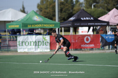 Eastern Province captain, Kian Cambier in action for his team during the third day of the SASHOC National Week. Photo credits: TeamPhotoSA