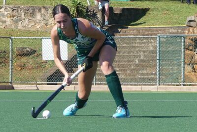 Durban Girls' College striker Ruby Kraus is a goal scoring threat either from the field or at set piece time.