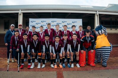Paul Roos Gimnasium took home the bronze medal at this year's Cape Town International Hockey Tournament. Photo: Enhanced Sports (ES Media)