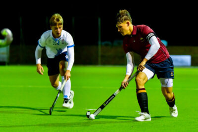 Paul Roos Gimnasium's skipper, Christo Swanepoel in action for his side during the Cape Town International Hockey Tournament. Photo Credits: Ray Chaplin & Cape Town International Hockey Tournament.