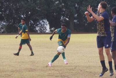 Alakhe Mdluli shone for Glenwood, displaying silky skills on the ball and a keen eye for goal.