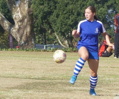 St Mary's DSG won all three of their Pool A matches but needed a penalty shootout to win their first playoff game. 