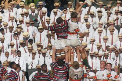 In an evenly contested battle, a fascinating duel took place in the set scrums and lineouts.