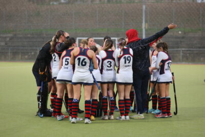 Somerset College were made to work hard for their 2-1 win against Paarl Girls' High which booked them a spot into the last four. Photo:Suzanne Meyer-Nell