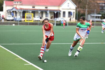 St Mary's Waverley maintained their unbeaten run at this year's Challengers' Cup to book themselves a spot in the last four. Earlier on day two, they defeated Pearson High 3-0. Photo: Suzanne Meyer-Nell