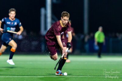 Barend Geldenhuys played a pivotal role leading up to the opening goal for his team. The 2-0 win against Grey College was also his final for PRG. Photo: Janco Saunders