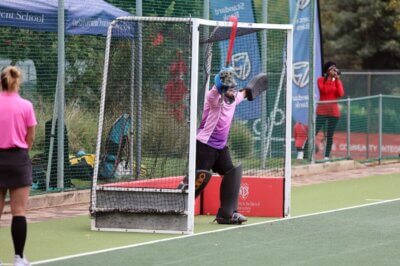 Shot-stopper, Jana Joubert will be required to bring her A-Game against Gim on Friday night. Photo: Girls High