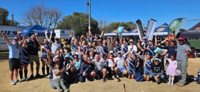 Happy times with the St Anne's 1st team, their coaches and parents.