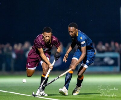 Keith Siebrits and Grey College's Luke Mosala displayed impressive performances in the midfield. The clash was Siebrits' last for PRG. Photo: Janco Saunders