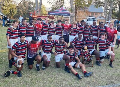 The Maritzburg College 1st XV celebrates a winning end to the 2024 season and a double over Glenwood.