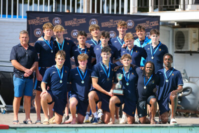 Bishops Diocesan College, for the first time ever won the SACS Water Polo Tournament. Photo: TeamPhotoSA