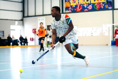 Litha Kraai during the SA Men's Indoor Hockey preparation camp in Cape Town. Photo: ES Media 