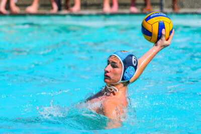 Bishops's Timothy Young scored a hattrick in his side's 5-2 win in the final of the SACS Water Polo tournament against St John's College. Photo: TeamPhotoSA