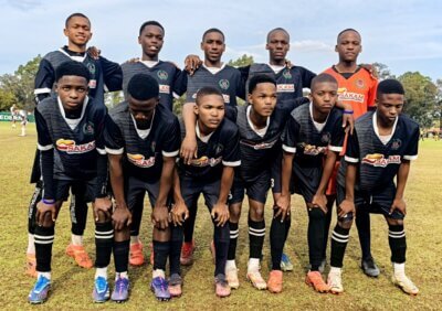 Kimberley Boys' High pushed the defending champions, St Stithians, all the way in the Cup semi-finals before losing out on penalties. Photo: Kimberley Boys' High on Facebook.