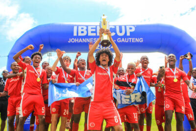 Highlands Park celebrated winning the 2005 title at the inaugural IberCup South Africa on Monday, 16 December 2024. Photo: IberCup.