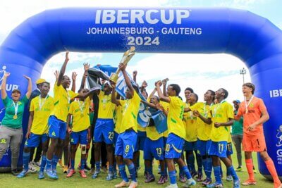 The winner of the 2009 competition at the 2024 IberCup South Africa, Mamelodi Sundowns. Photo: IberCup.