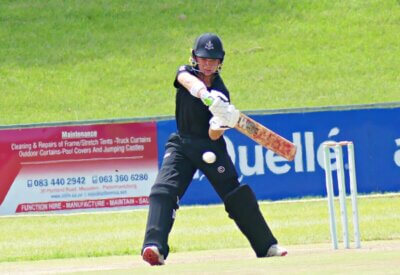 HIlton College opener, Alex Pitman, played a magnificent knock in the final, but Hilton came out on the wrong end of the result. Photo: Brad Morgan.