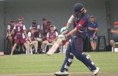 Westville kept fighting to the end, but they had too much ground to make up after a stuttering start to their innings. Photo: Brad Morgan.