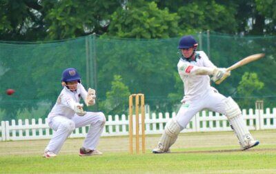 Kyle Bryan made important contributions with both bat and ball to help Glenwood get the better of Saints. Photo: Brad Morgan.