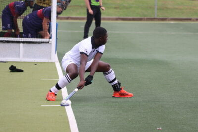 Reagan Mudau from Hilton College is among the players to watch at the Nomads Hockey Festival. Photo: Ziyaad Solomons