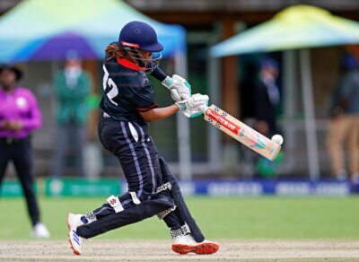 Karabo Meso's superb century in the final highlighted Steyn City School's charge to the Schools SA20 title. Photo: Frans Lombard.