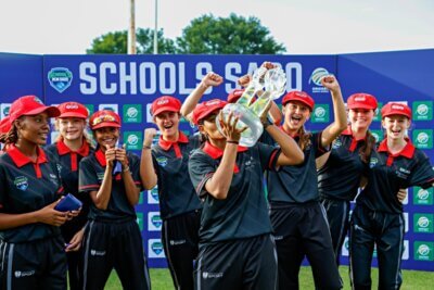 Steyn City lifts the Schools SA20 title after a convincing win in the final. Photo: Frans Lombard.