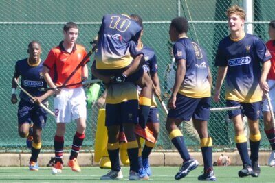 When Maritzburg College and DHS met on 20 April 2024, on Pape's Astro, DHS came away with a 4-2 win. Photo: Brad Morgan.
