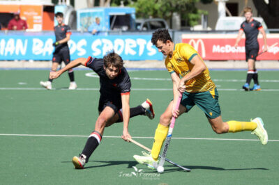 Stefan Wiehahn was in action for Paarl Gim against Clifton College in the quarterfinals of the Standard Bank Hibbert Shield in Gqeberha. Photo: Irma Ferreira SPORT & EVENT photography