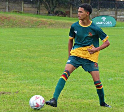 After going down to Hillcrest High in the second round of the Mancosa KZHSFA Second-Term League, the defending champion, Glenwood High, returned to winning ways with a tight 1-0 win over Empangeni High. Photo: Brad Morgan.