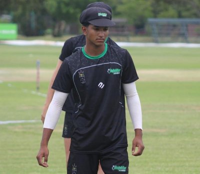 After falling just shy of 100 wickets for Clifton College in 2025, Shiraz Perumal was rewarded with selection for the Dolphins' Khaya Majola Week side. Photo: Supplied.