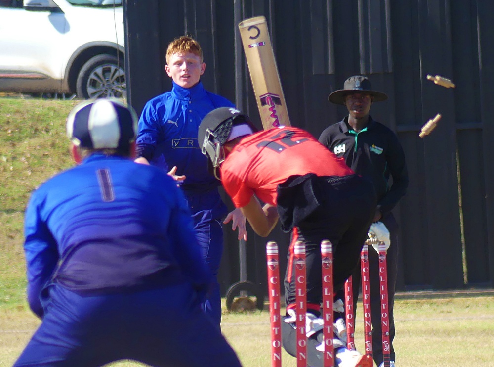 Daniyaal Klinck gave Clifton a good start to their reply, but when Keegan Reeves bowled him, Clifton's challenge faded away. Photo: Brad Morgan.