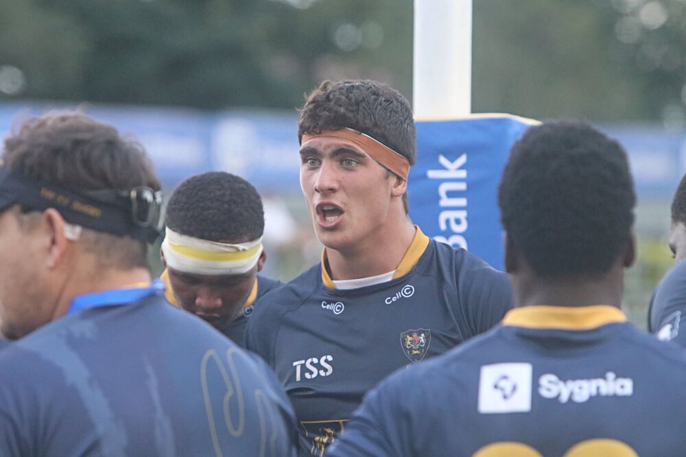 Captain Zion Smith led DHS to a hard-fought win over Hoërskool Rustenburg, which has put the Horseflies in position to complete a third unbeaten run at the Kearsney Easter Rugby Festival in a row. Photo: Kearsney College on Facebook.